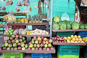 Mango Prints: Fruit stand in Costa Rica