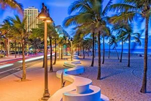Images Dated 15th July 2017: Ft. Lauderdale, Florida, USA on the beach strip