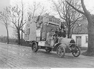 A fully loaded lorry