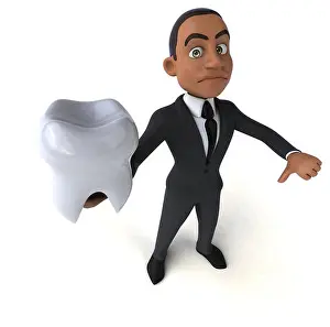 Dentist Prints: Fun businessman