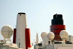 Liner Prints: The Funnel of a luxury cruise ship