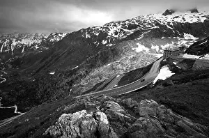 Retreat Prints: Furka Pass, with an elevation of 2