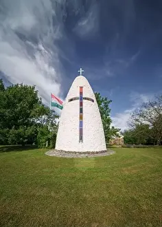 Hungary Landscape Prints: The furnace chapel (Hungarian name is Kemence kapolna) is a unique sight in Zala county
