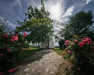 Hungary Landscape Prints: The furnace chapel (Hungarian name is Kemence kapolna) is a unique sight in Zala county