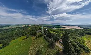 Hungary Landscape Prints: The furnace chapel (Hungarian name is Kemence kapolna) is a unique sight in Zala county