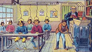 Year Prints: Future school. from the series France En L'an 2000 France in the Year 2000 (XXI century)