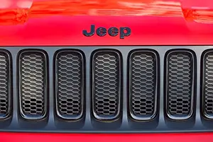 GALATI, ROMANIA - SEPTEMBER 2, 2017: Jeep is a brand of American automobiles that produce solely of sport utility vehicles and off-road vehicles