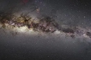 Milky Way Prints: Galaxy is a milky way in space. The universe in the representation of computer graphics