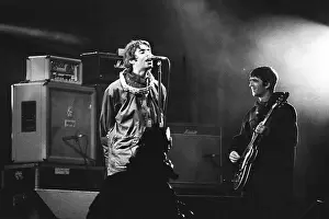 Playing Prints: GALLAGHER BROTHERS, OASIS, FIRST GLASTONBURY HEADLINE