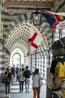 Liguria Prints: Galleria Mazzini, Genoa, Liguria, Italia