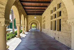 Universities Prints: Gallery around the outside of the Main Quad