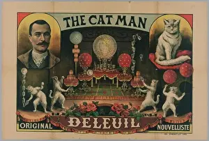 Gallice, A. The Cat Man/ Original/ Deleuil/ Nouvelliste (Inscribed title (Letter))