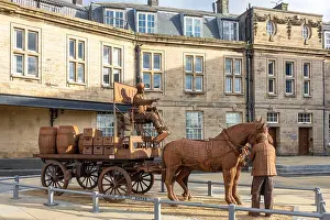 Central Prints: Gan Canny Vaux Brewery sculpture