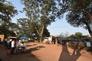 Biswarup Prints: Garbeta railway station area at Garbeta, West Midnapore, West Bengal, India