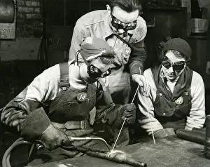Welding Prints: Gary Plant Tubular Alloy Steel Corporation WWII - by M. Marshall