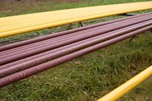 Dirty Prints: Gas pipes outside. Steel pipes for replacement of communications. Emergency work.