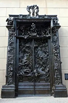 Verticals Prints: Gates of Hell, 1880-1900, Auguste Rodin sculpture