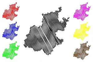 South Africa Prints: Gauteng Province (Provinces of South Africa)