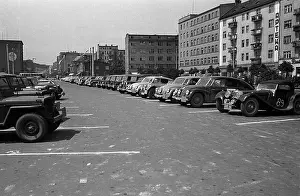Gdynia, 1948-07-02. XIV Miêdzynarodowy Rajd Samochodowy Automobilkubu Polskiego odbywa³ siê w dniach 26