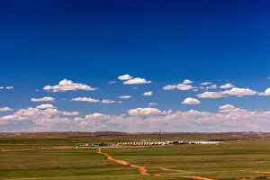 Mongolia Prints: The Gegentala grasslands and a ger (yurt) camp north of Hohhot in Inner Mongolia