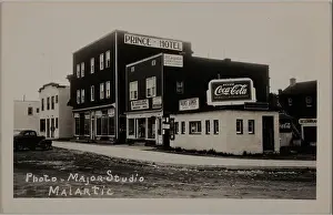 Identity Prints: Gelatin silver print - View of Malartic, Quebec, about 1945-1955 ?
