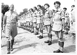 Serviceman Prints: General Eisenhower inspects British paratroops