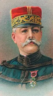 1st World War Prints: General Maurice Sarrail (1856-1929), Allied commander in Greece during World War I, 1917