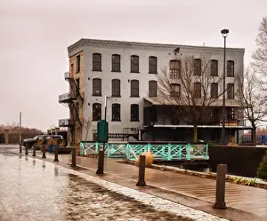 Off Road Prints: Part of the Genesee Riverway Trail in downtown Rochester