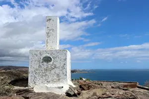 Canarian Prints: geodetic measuring point of the National Geographic Institute