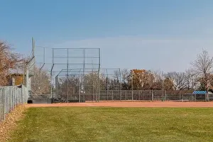 Saskatchewan Prints: Geoff Hughes Baseball Complex is located in the Gordie Howe Management Area of Saskatoon