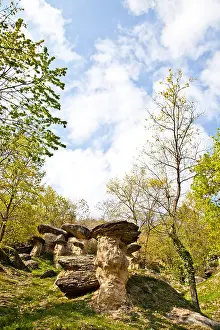 Morning Mountain Prints: Geological formation in Piemonte, Italy