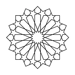 Ramadan Prints: Geometric Islamic Ornament Pattern