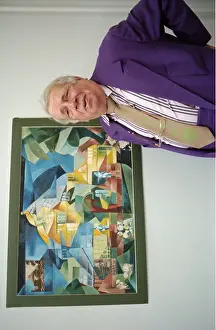 Cubism Prints: George Melly and his cubist interpretation of the palm house in Sefton Park Liverpool which he helped to restore