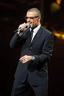 Length Prints: George Michael performing on stage at the Royal Opera House in Covent Garden