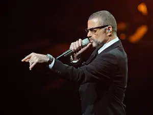 Length Prints: George Michael performing on stage at the Royal Opera House in Covent Garden