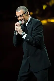 Length Prints: George Michael performing on stage at the Royal Opera House in Covent Garden
