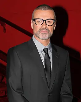 Star Prints: George Michael - the singer meets the press to announce details of a new tour Symphonica - The European Orchestral