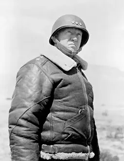 Lieutenant Prints: George S. Patton, General George Patton during WW2