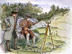 Colonist Prints: GEORGE WASHINGTON /n(1732-1799)