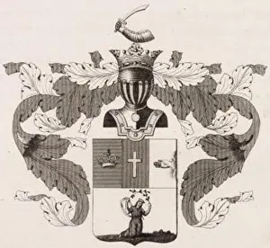 Emblems Prints: Gerb roda Aristovykh. (1798-1862)