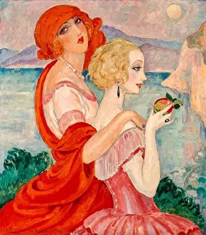 Favourite Prints: Gerda Wegener artwork entitled On the Way to Anacapri