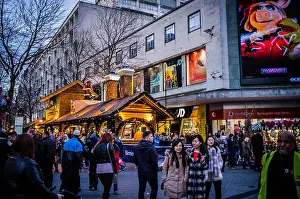 Late Afternoon Prints: German Frankfurt Christmas Market, Birmingham, UK