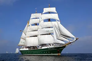 Tall Ship Prints: German tall ship Alexander von Humboldt II under sail