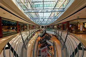 Stuttgart Prints: Germany, Baden Wurttemberg, Stuttgart, Königsbau Passagen Shopping Mall