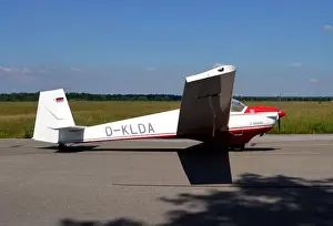 Air Transport Prints: Germany, Bavaria, Oberschleissheim: D-KLDA Scheibe SF-25C Falke (c/n 44124)