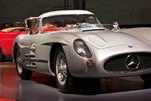 Motorcar Prints: Germany, Stuttgart, Mercedes-Benz Museum, Mercedes-Benz 300 SLR Uhlenhaut Coupe