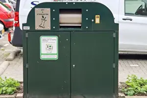 GFT or organic waste collection bin in Waddinxveen in the Netherlands
