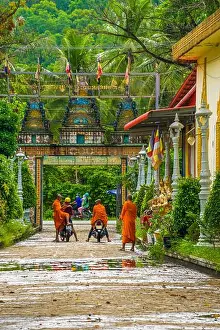 Begging Prints: An Giang Province, Vietnam - May 01