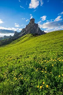 High Hill Prints: The Giau Pass at sunset, Belluno, Dolomites, Italy