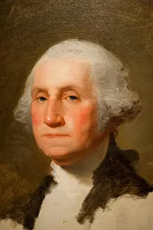 National Portrait Gallery Prints: Gilbert Stuart's unfinished 1796 painting portrait of George Washington